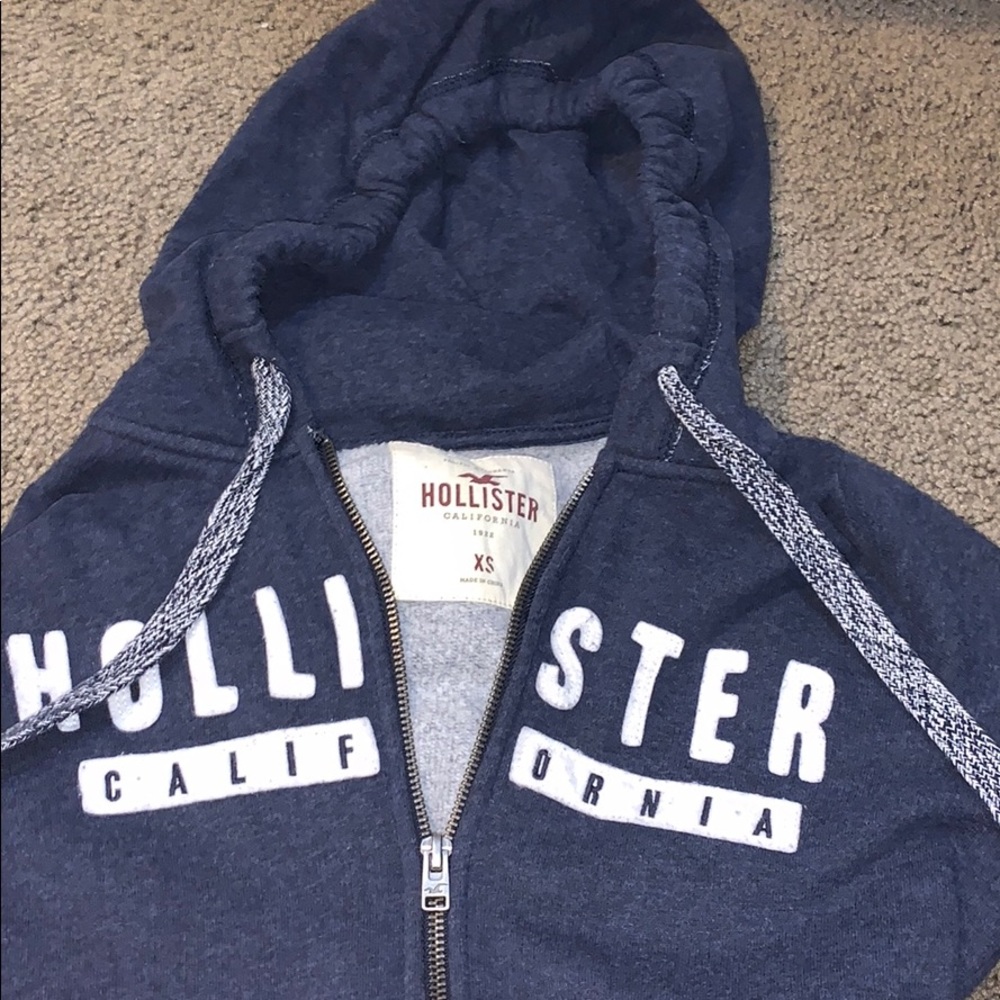 Hollister zip up hoodie